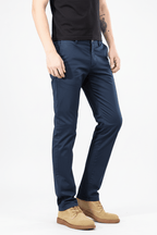 Julian's Menswear 28 Gray Versatile Men's Classic Stretch Chinos for Office, Weekend & Beyond