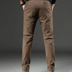 Julian's Menswear Men's Cotton Straight-Leg Chinos s - Heavyweight Chinos for Smart-Casual Wear