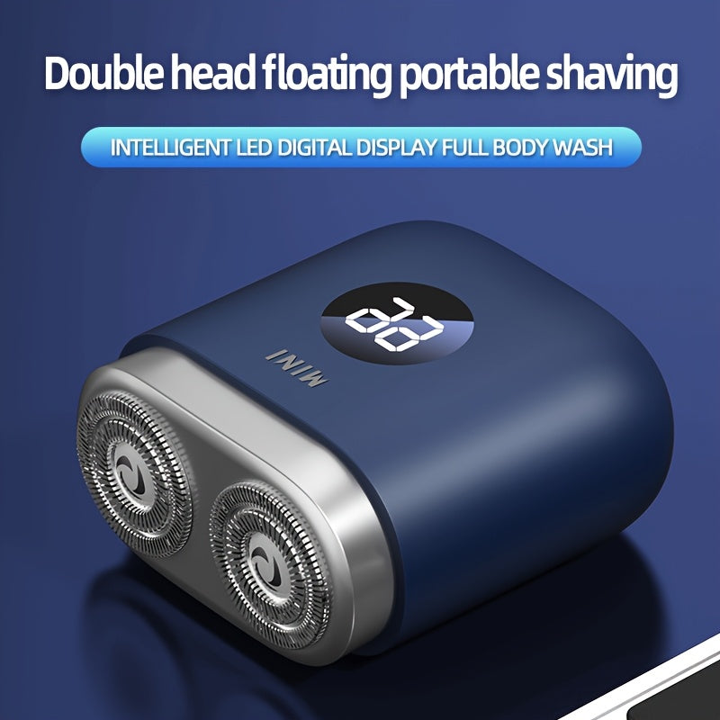 Portable Rotary Shaver,  Electric Razor for Men, USB Rechargeable, Wet And  Shaving, Cordless Electric Razor, Boyfriend Gift Father Gift, Shaving Razors For Men, Mini Shaver, Razors For Men Shaving, Head Shaver For Men, Shave