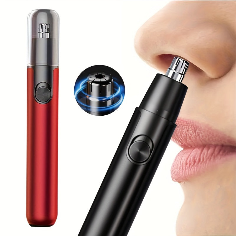 Ear and nose hair trimmer, USB electric Nose hair trimmer, aluminum, painless eyebrow facial hair removal Nose trimmer, Ear Nose Clipper, Nose Clipper, Personal Grooming Tool, Sleek Trimmer, Modern Shaver, Highquality Blades,