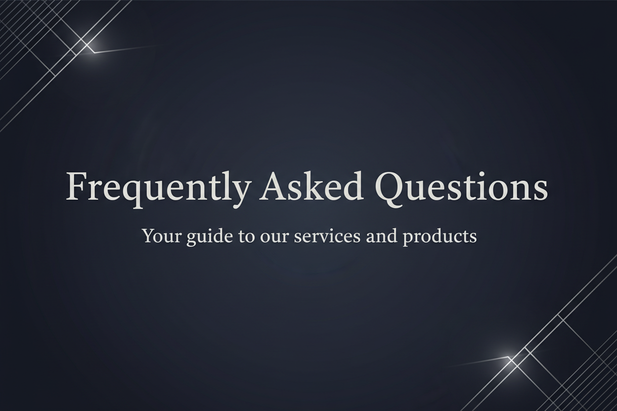 Frequently Asked Questions Banner