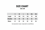 Hoodie Size Chart