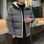 Men's Padded Jacket - Slim Fit Casual Outerwear M Julian's Menswear
