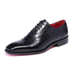 Genuine Leather Square Toe Oxford Shoes for Men, Anti-Odour & Anti-Slip, All-Season Wear | Julian's Menswear