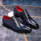 Genuine Leather Square Toe Oxford Shoes for Men, Anti-Odour & Anti-Slip, All-Season Wear | Julian's Menswear