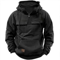 Men's Half Zip Pullover Hoodie S Julian's Menswear