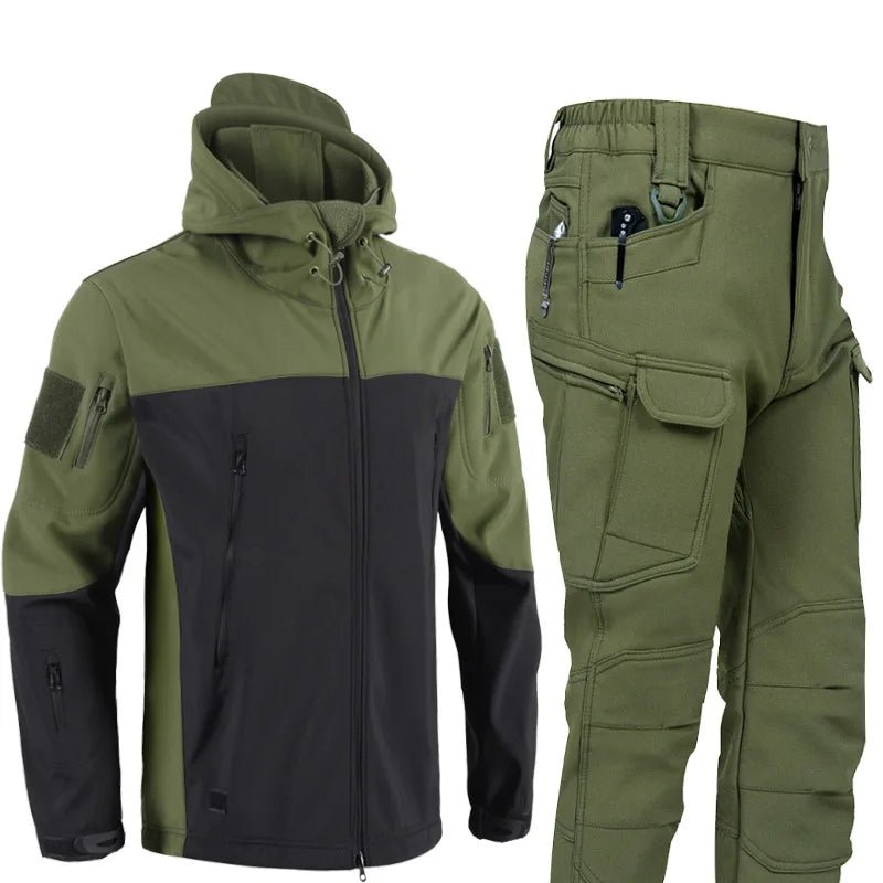 Men's Shark Skin Soft Shell Fleece-Lined Windproof Jacket Julian's Menswear
