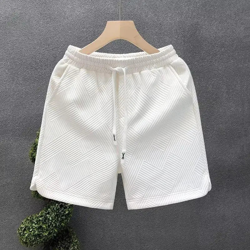 Men's Waffle Sports Shorts - 100% Cotton Elastic Waist 3XL Julian's Menswear