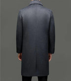 Men's Quilted Wool Blend Winter Coat M Julian's Menswear