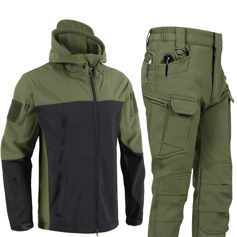 Men's Shark Skin Soft Shell Fleece-Lined Windproof Jacket Julian's Menswear