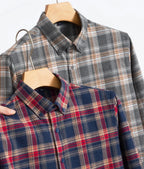 Men's Plaid Long Sleeve Shirt S Julian's Menswear