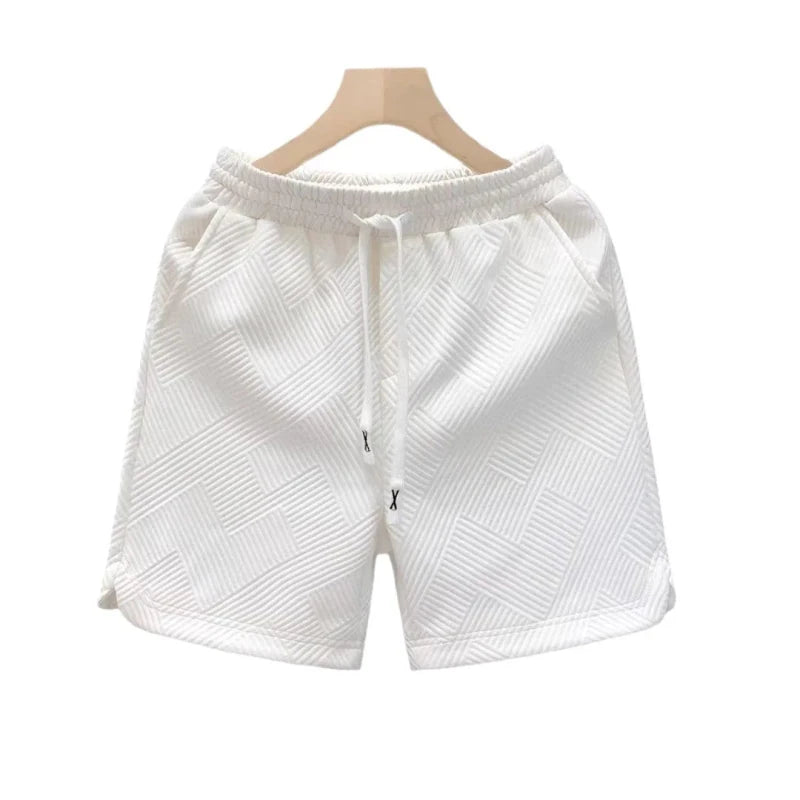 Men's Waffle Sports Shorts - 100% Cotton Elastic Waist 3XL Julian's Menswear