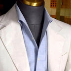 Men's Italian Linen Casual Shirt M Julian's Menswear