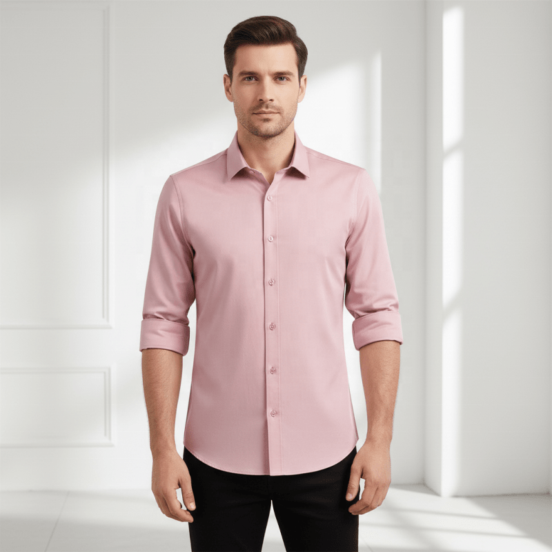 Slim Fit Cotton Dress Shirt 37 Julian's Menswear