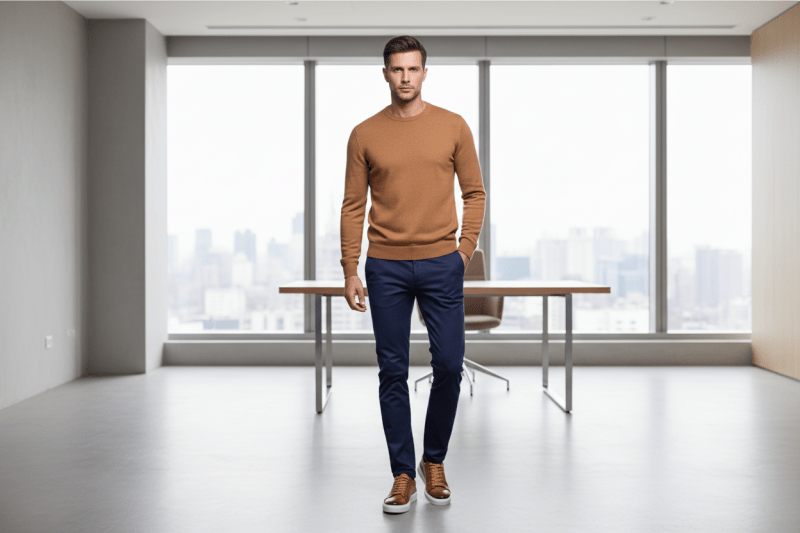 Slim Fit Cotton Dress Shirt 37 Julian's Menswear