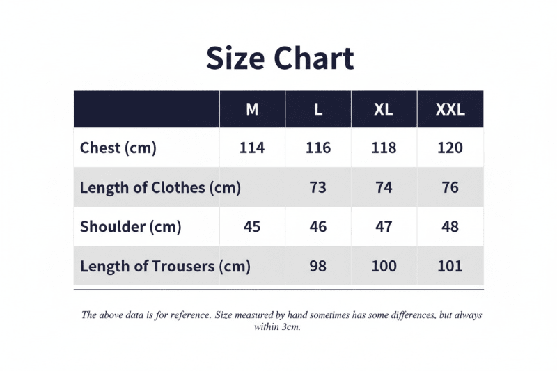 Men's Mulberry Silk Pajama Set | Size Chart | Julian's Menswear