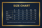 Julian's Menswear Size Chart