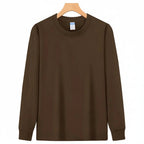 Julian's Menswear Men's 260g Cotton Long Sleeve Shirt - Breathable Cotton Shirt