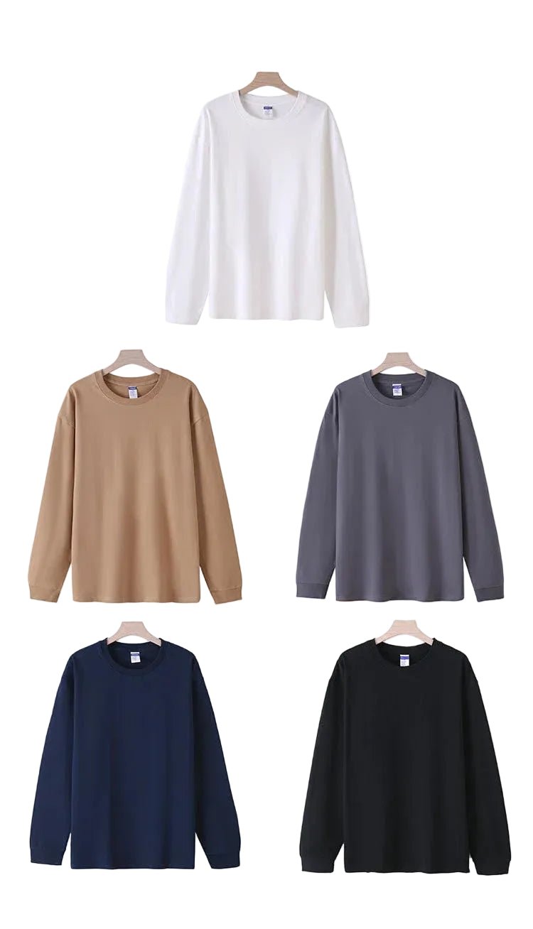 Julian's Menswear Men's 260g Cotton Long Sleeve Shirt - Breathable Cotton Shirt