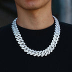 Julian's Menswear Men's Brass Cuban Link Chain Necklace