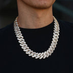 Julian's Menswear Men's Brass Cuban Link Chain Necklace