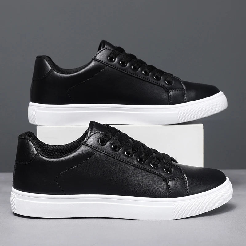 Julian's Menswear Men's Casual Lace-Up Sneaker: Stylish Comfort for Everyday Wear. 3 Colors, EU 39-48.