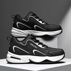 Julian's Menswear Black and white 36 Men's Casual Lace-Up Sports Shoes