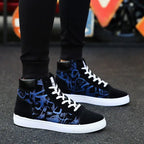Julian's Menswear Black 39 Men's Casual Platform Sneakers