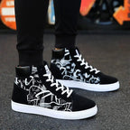 Julian's Menswear Black 39 Men's Casual Platform Sneakers