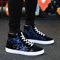 Julian's Menswear Blue 39 Men's Casual Platform Sneakers