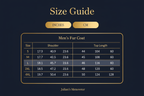 Men's Fur Coat Size Guide