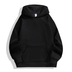 Julian's Menswear XS Black Men's Heavyweight 600GSM Cotton Hoodie