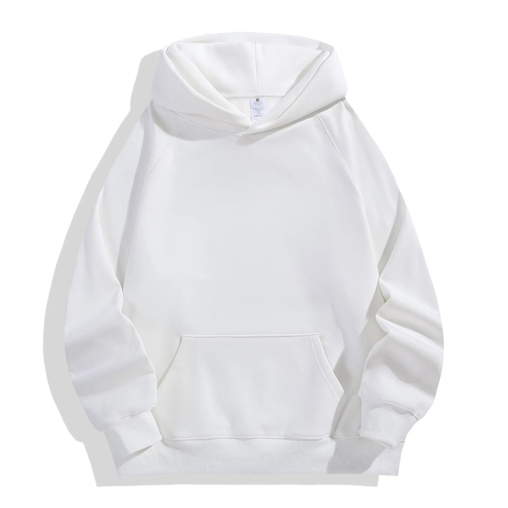 Julian's Menswear XS Beige Men's Heavyweight 600GSM Cotton Hoodie