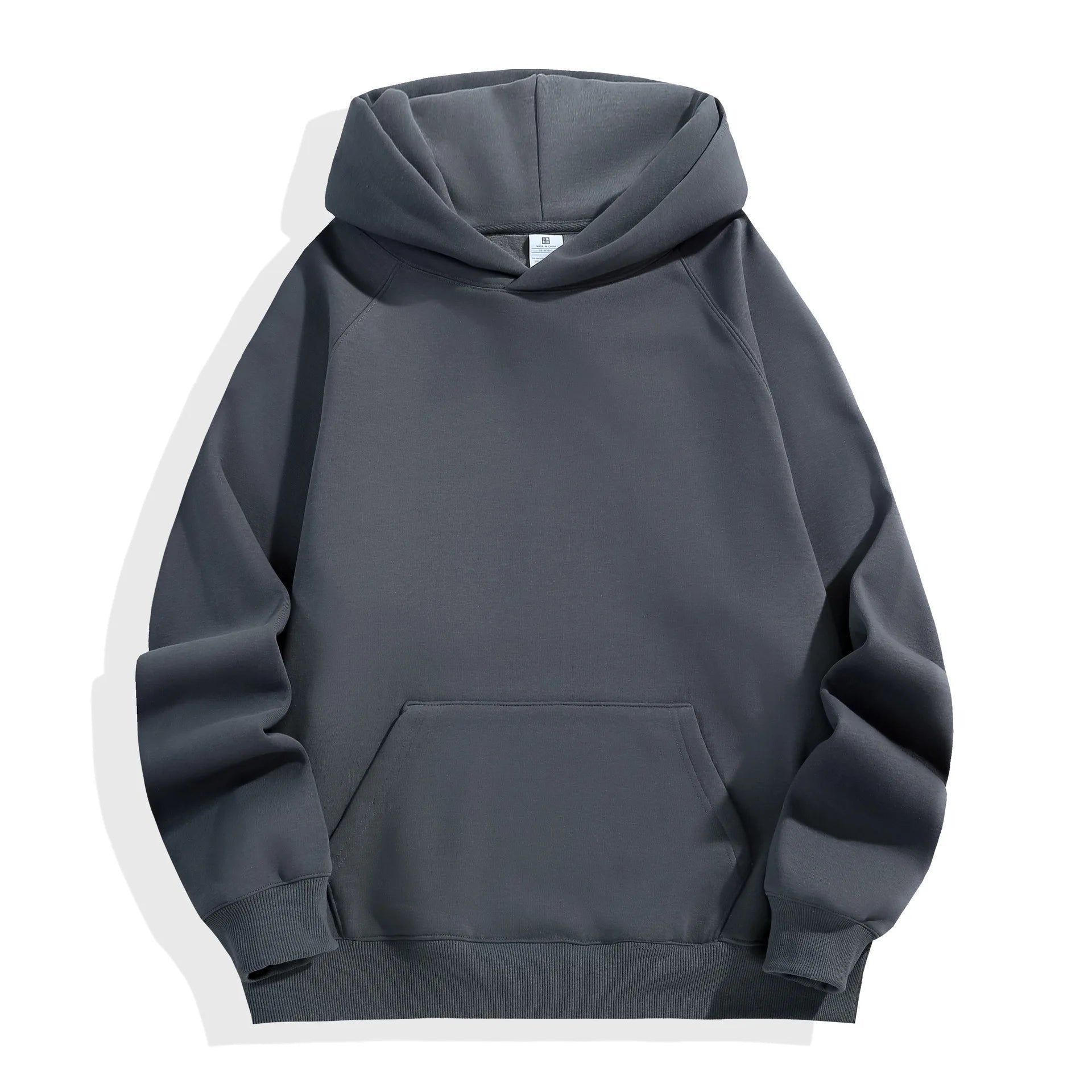 Julian's Menswear XS Black Men's Heavyweight 600GSM Cotton Hoodie