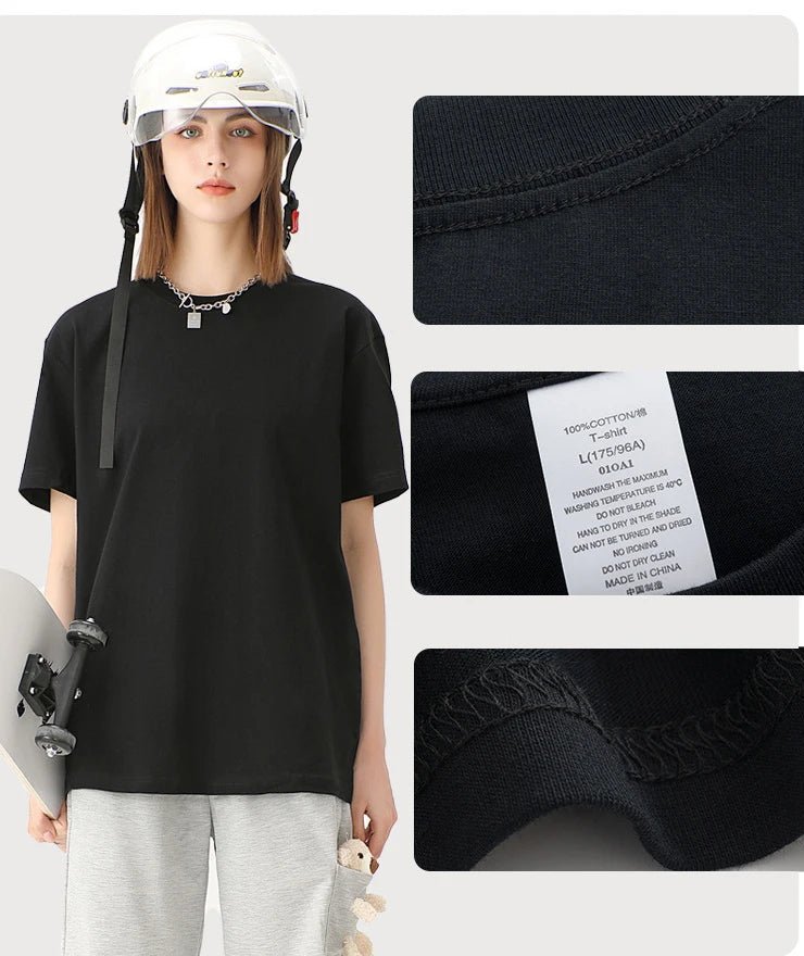 Julian's Menswear Premium Heavyweight Cotton T-Shirt | 230GSM Men's Tee | Classic Fit O-Neck Shirt