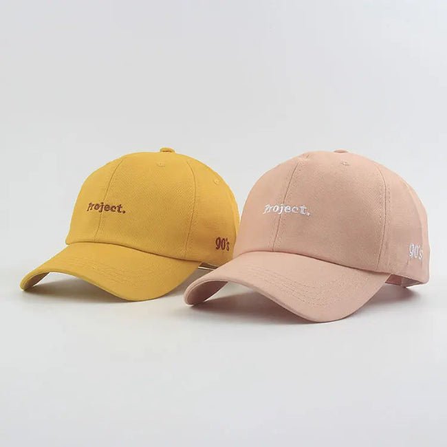 Julian's Menswear - Men's 90s Style Adjustable Cap - Classic Curved Brim Hat
