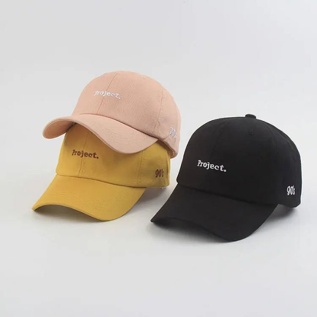 Julian's Menswear - Men's 90s Style Adjustable Cap - Classic Curved Brim Hat