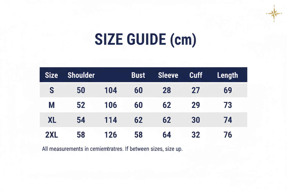 Men's Stand Collar Tactical Jacket Size Chart