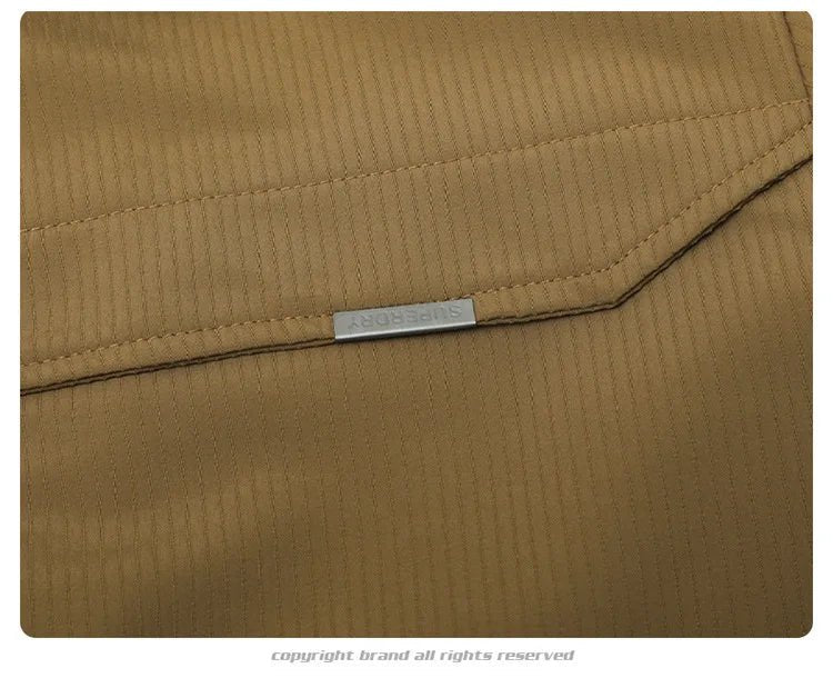 Julian's Menswear Men's Turn-Down Collar Jacket, Versatile Outerwear for Effortless Style - Gray/Brown/Black