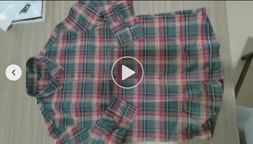 Men's Plaid Long Sleeve Shirt