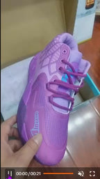 Men's Basketball Shoes - Breathable Microfiber High Top