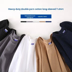 Julian's Menswear Men's 260g Cotton Long Sleeve Shirt - Breathable Cotton Shirt