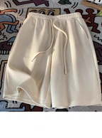 Julian's Menswear M Black Men's Waffle Beach Shorts