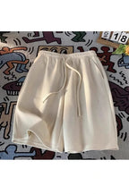 Julian's Menswear M Black Men's Waffle Beach Shorts