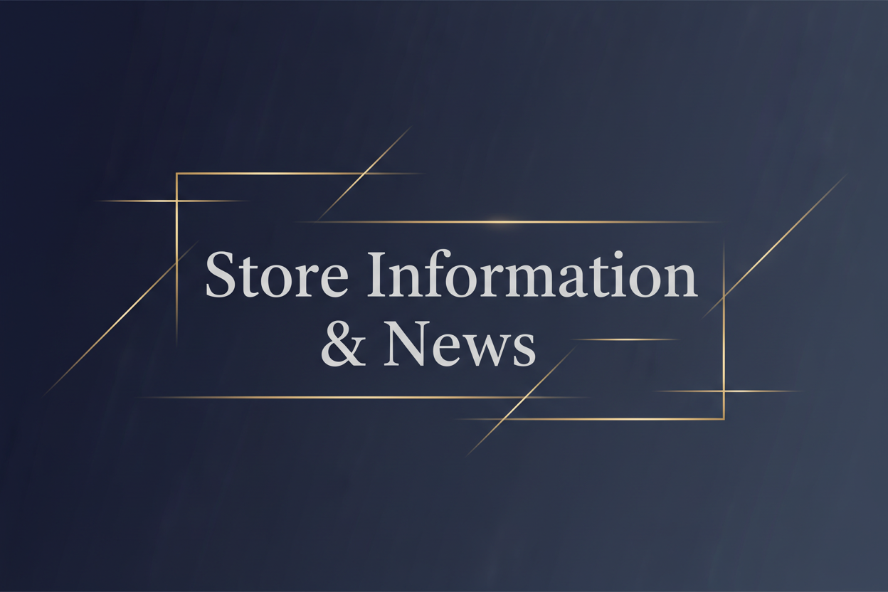 Store Information & News Banner