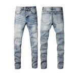 Julian's Menswear Blue S Men's Straight Leg Denim Jeans
