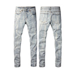 Julian's Menswear Light Blue S Men's Straight Leg Denim Jeans